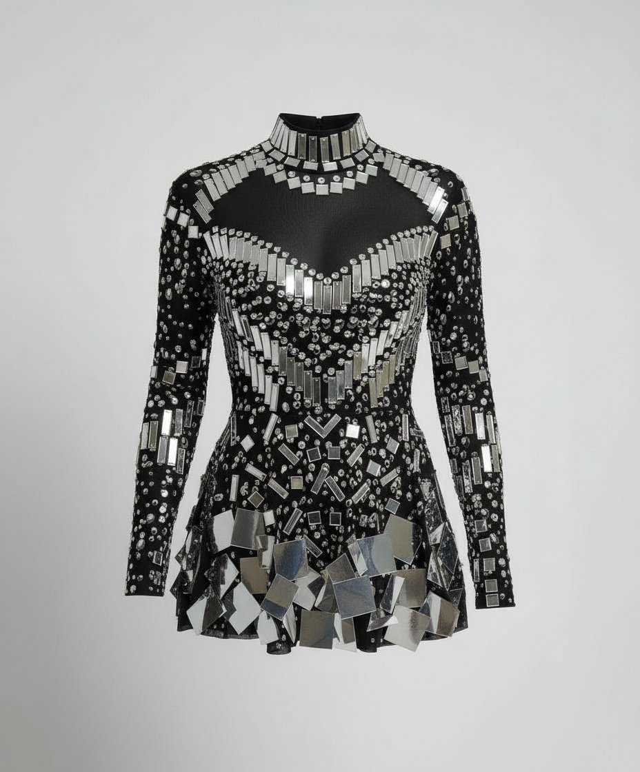Eleganter Glitzer Body Damen | EB