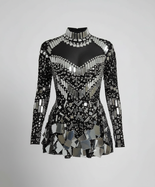 Eleganter Glitzer Body Damen | EB