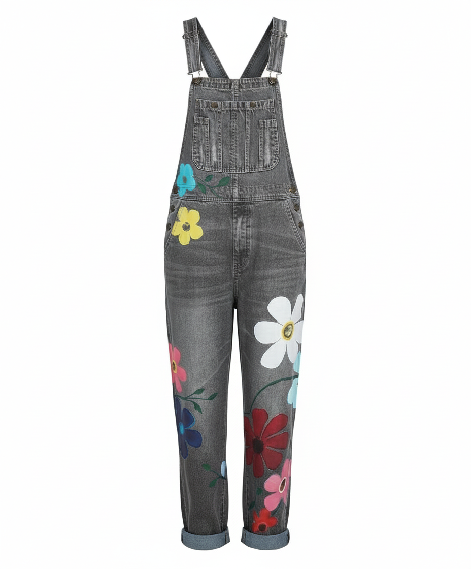 Ärmelloser Denim-Overall Damen | EB