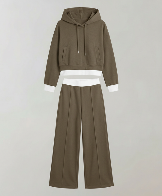 Zweifarbiges Damen Lounge Set | EB