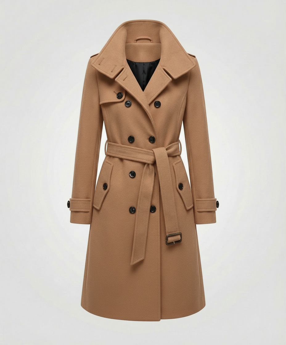 Warmer Damen Trenchcoat Elegant | EB