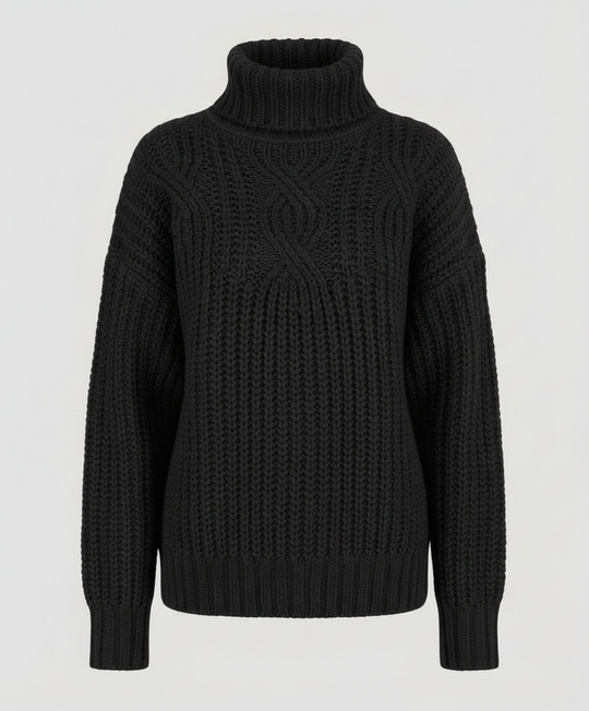 Bequemer Rollkragenpullover Damen | EB