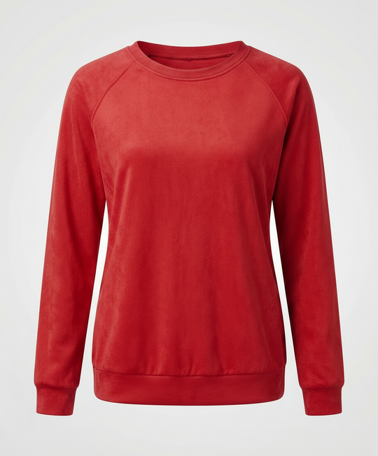 Bequemes Rundhals Sweatshirt Damen | EB