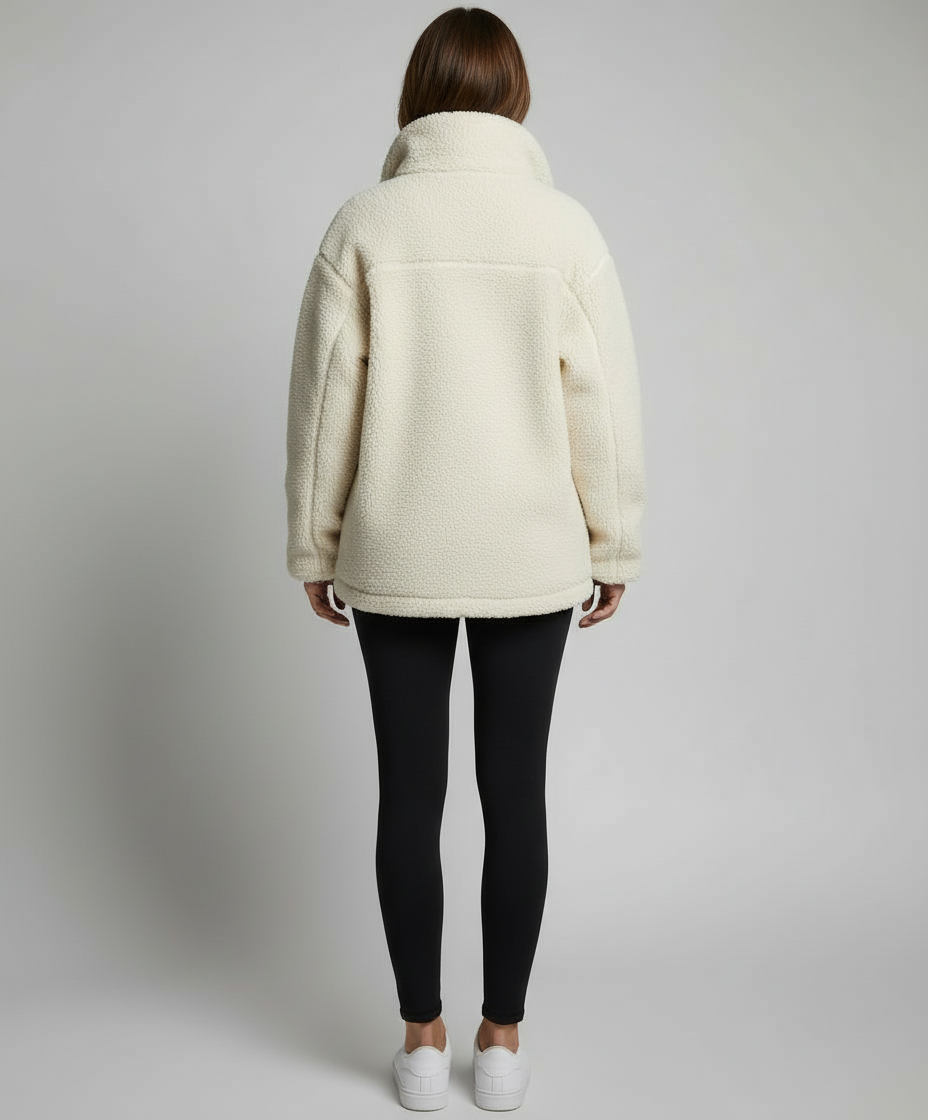 Herren Oversized Fleecejacke Warm | EB