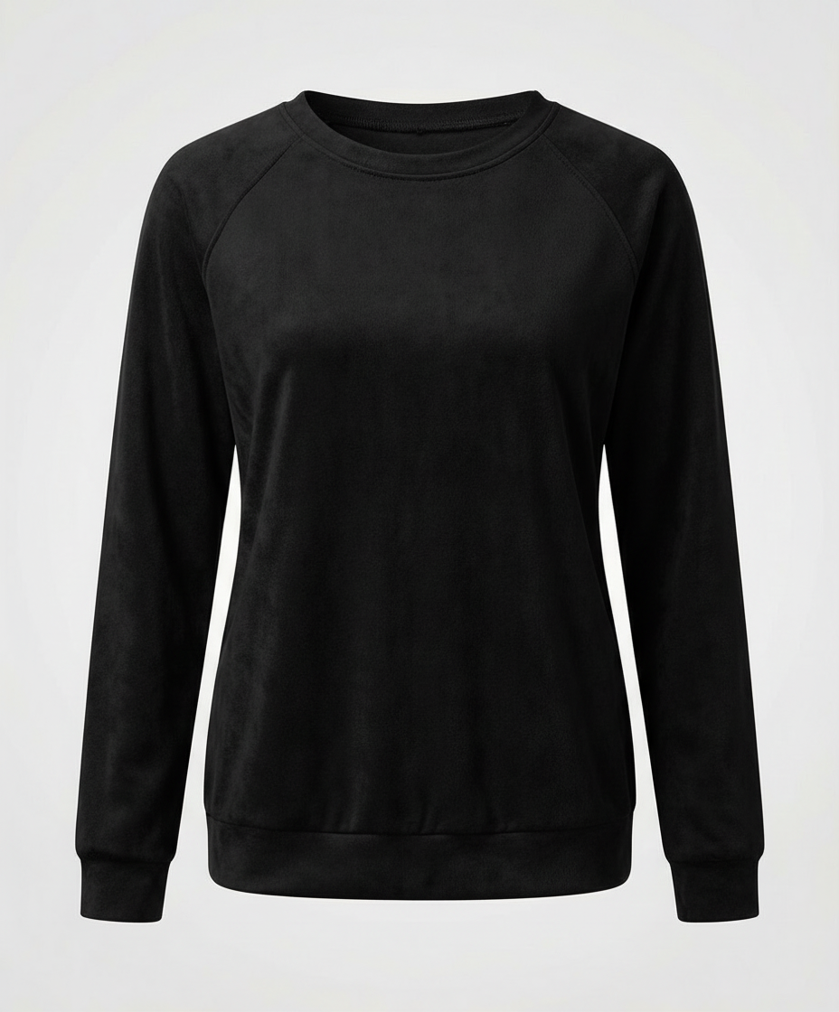 Bequemes Rundhals Sweatshirt Damen | EB