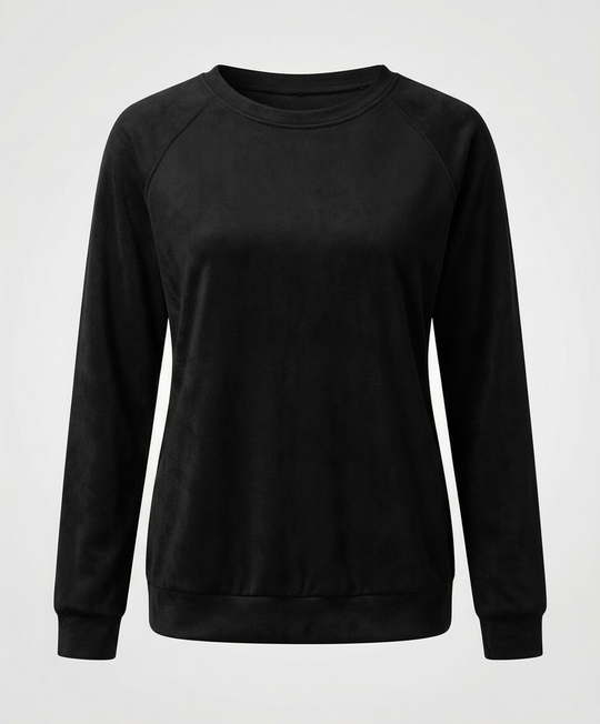 Bequemes Rundhals Sweatshirt Damen | EB