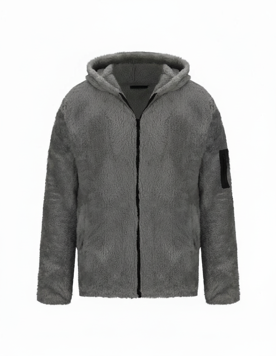 Schwere Fleece Winterjacke | EB