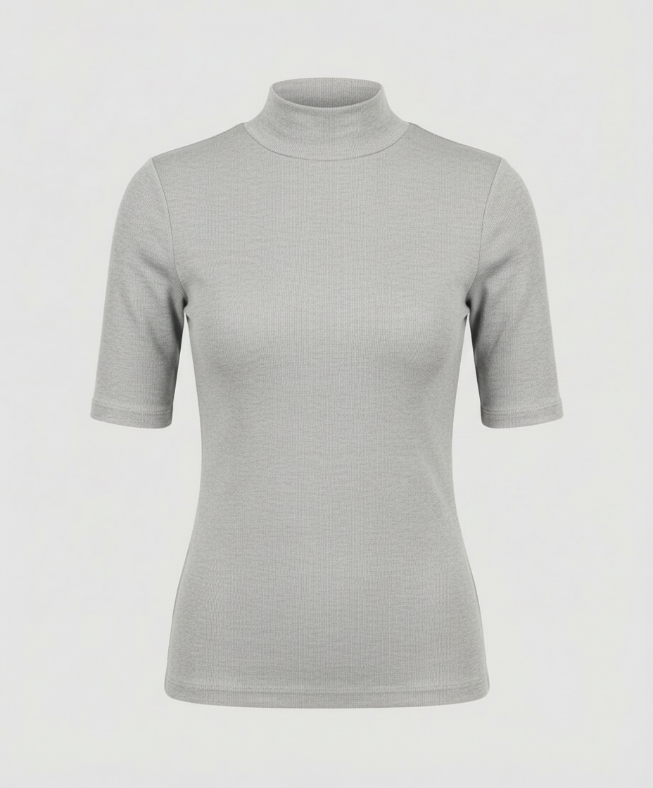 Feinstrick Nahtloser Rollkragenpullover Damen | EB