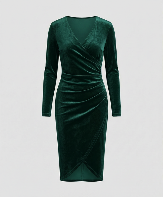 Elegantes Damen Samtkleid | EB