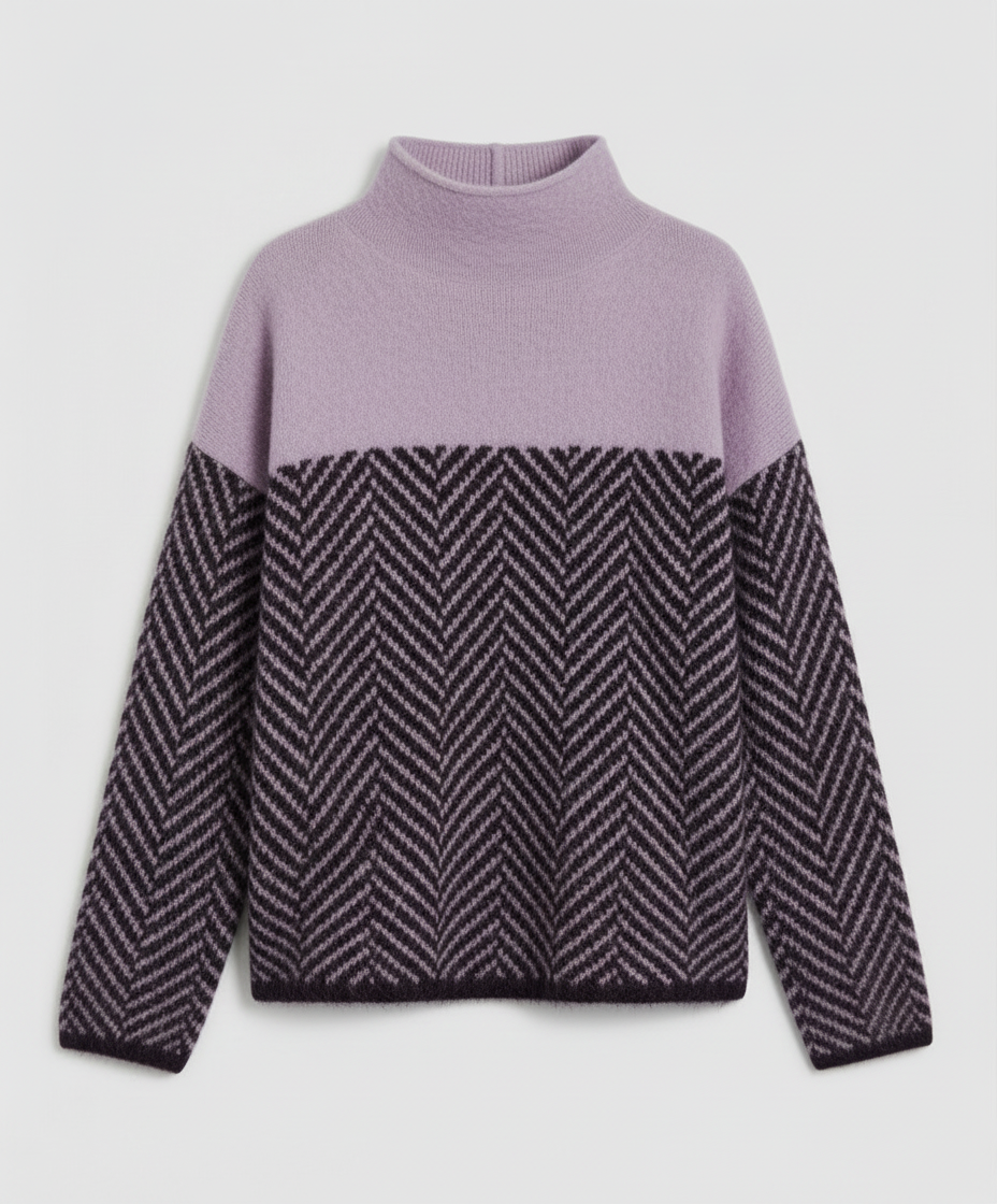 EB | Pullover - weicher Elegante-Rollkragenpullover