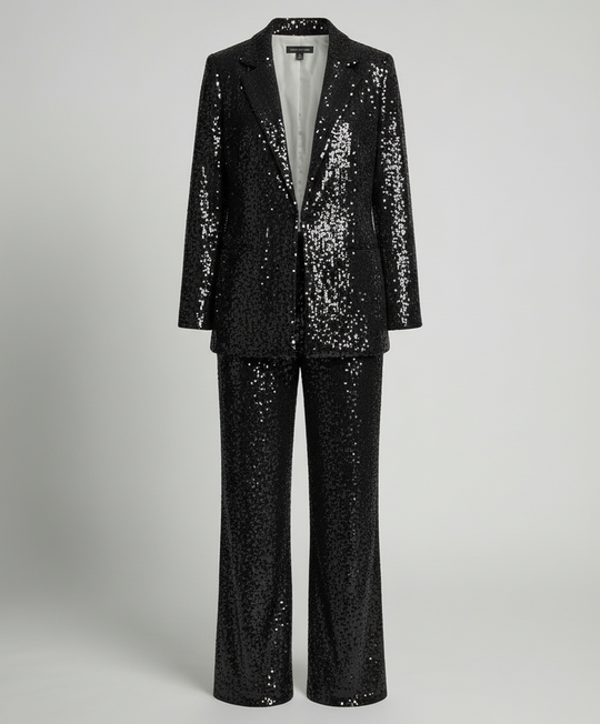 Glitzernder Eleganter Blazeranzug Damen | EB