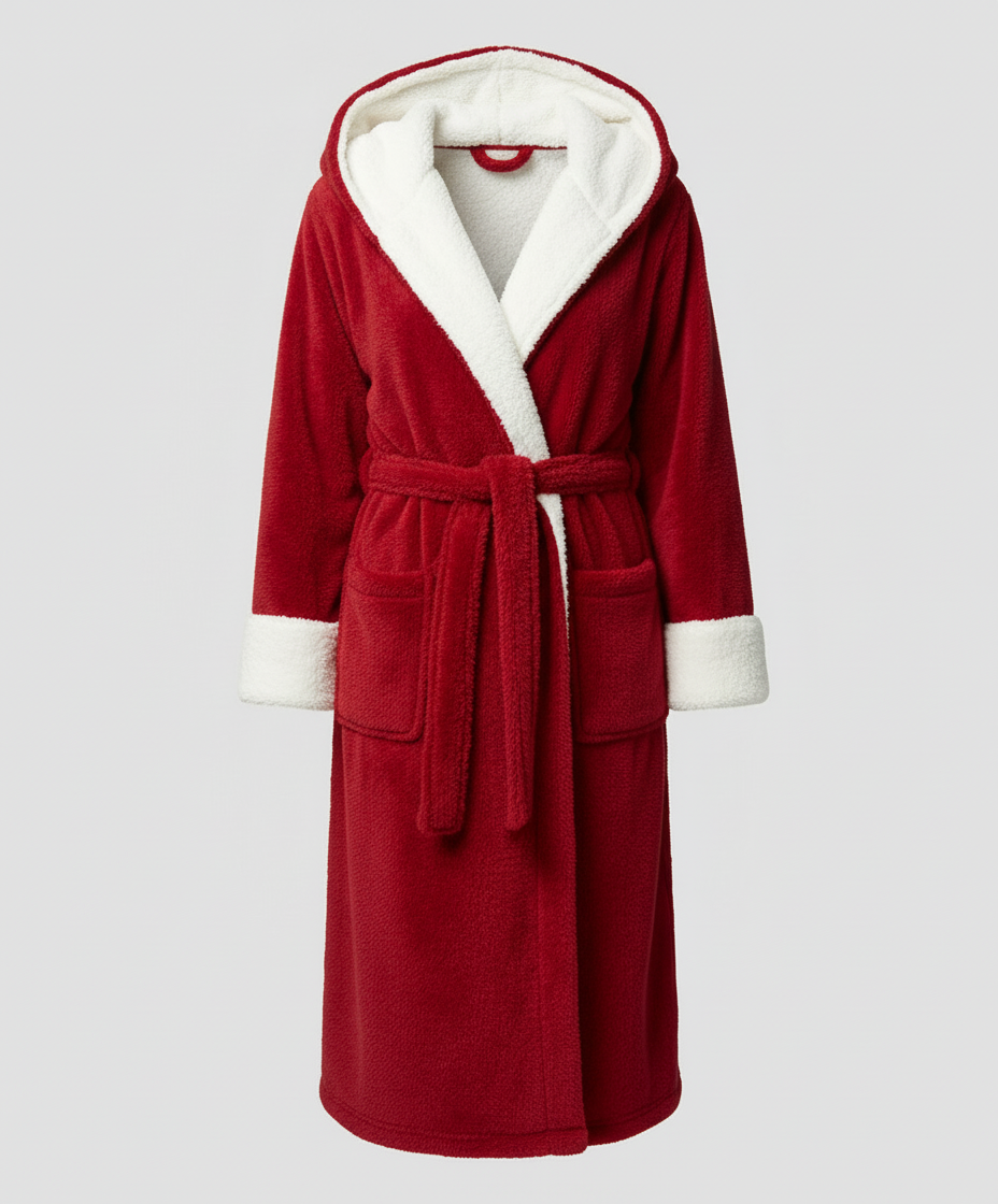 Kuscheliger Fleece Morgenmantel Damen | EB
