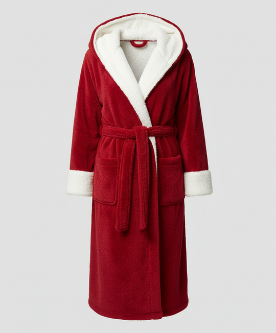 Kuscheliger Fleece Morgenmantel Damen | EB