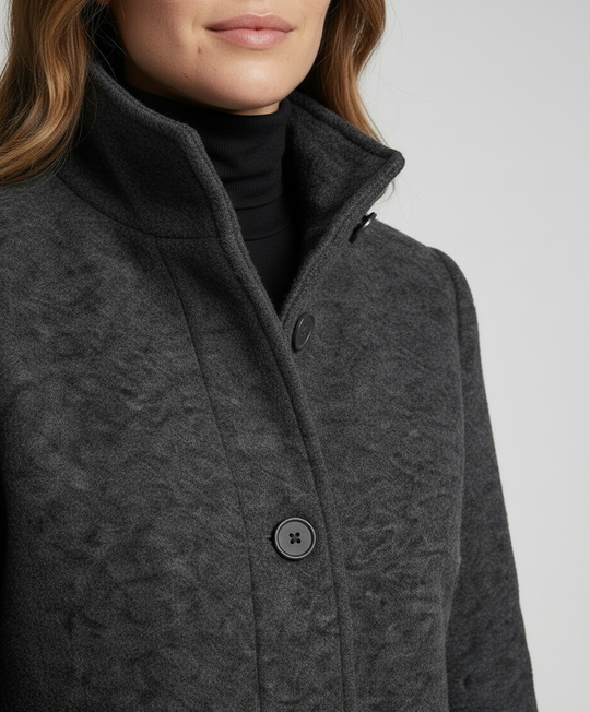 Eleganter Vintage Wollmantel Damen | EB