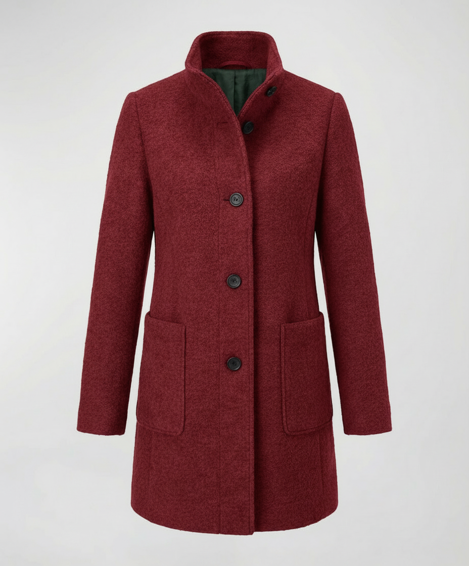Eleganter Vintage Wollmantel Damen | EB