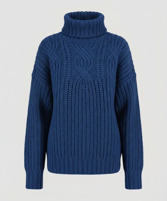 Bequemer Rollkragenpullover Damen | EB