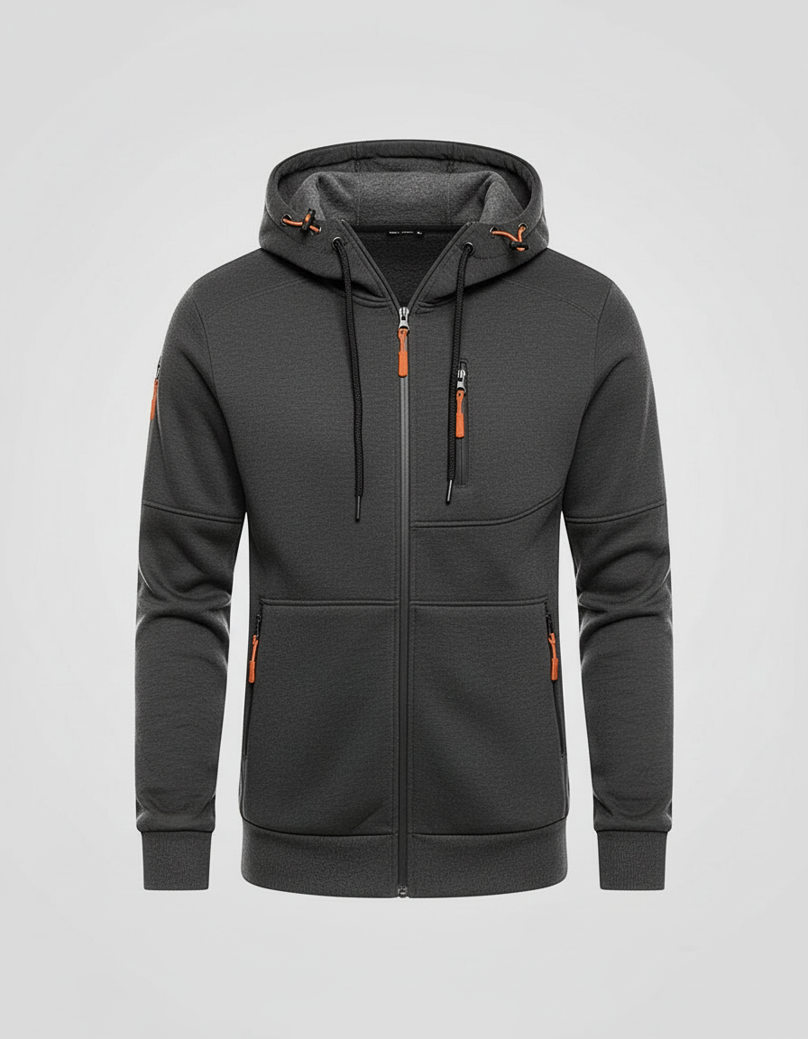 Herren Hoodie Mit Reißverschluss | EB
