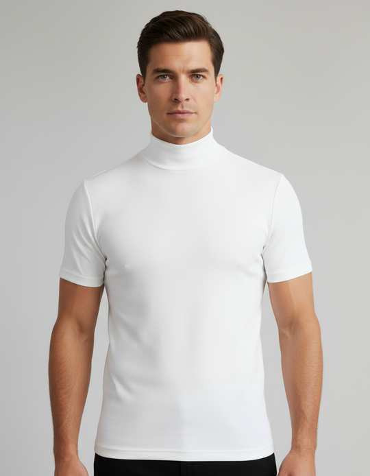 Rollkragen Slim Fit Herrenhemd | EB