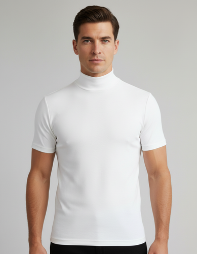 Rollkragen Slim Fit Herrenhemd | EB
