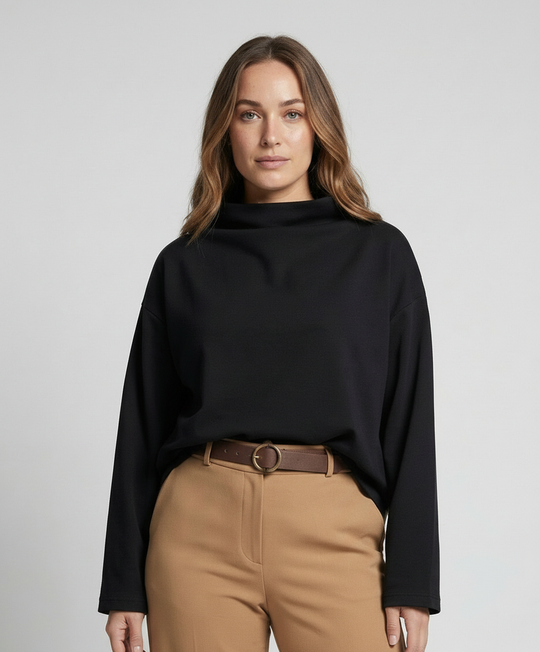 Oversize Rollkragenpullover Damen | EB