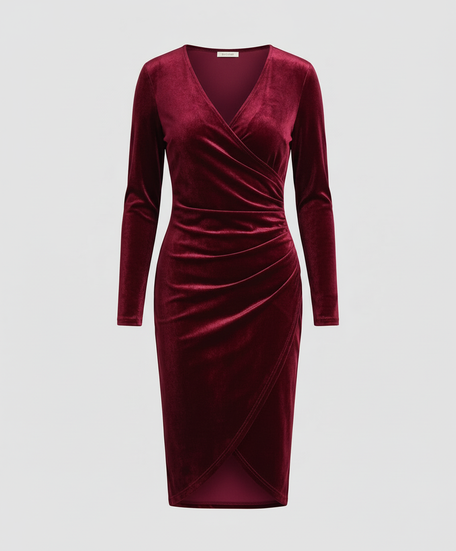 Elegantes Damen Samtkleid | EB