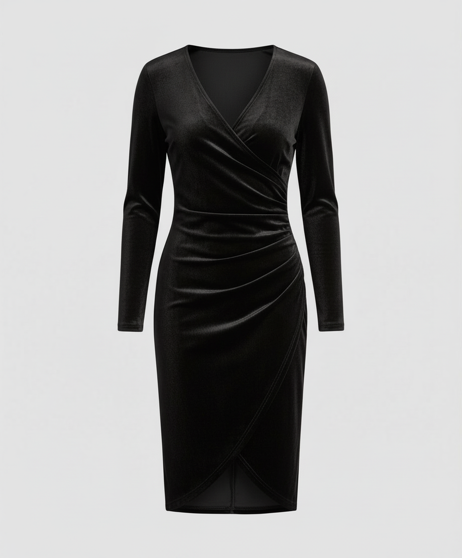 Elegantes Damen Samtkleid | EB