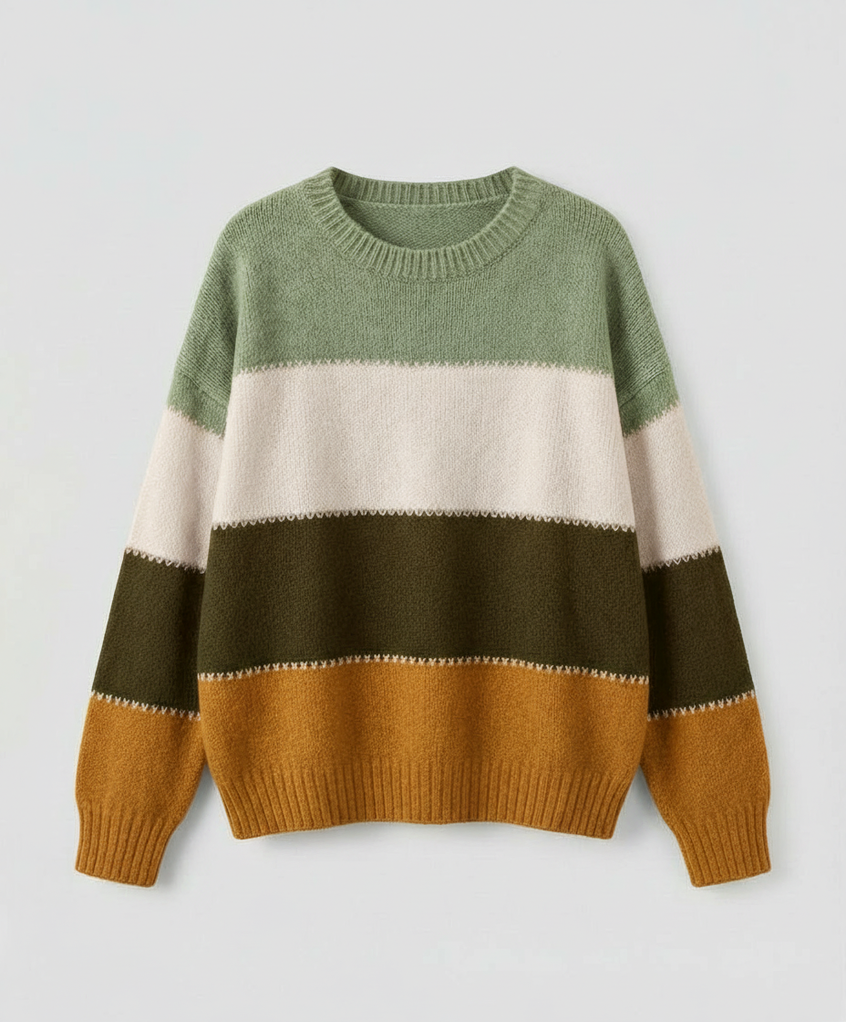 Gestreiftes Damen Sweatshirt | EB