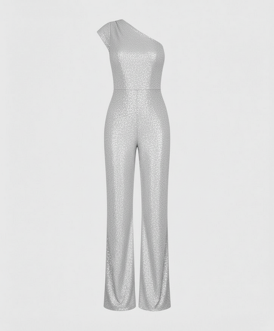 Moderner Pailletten Jumpsuit Damen | EB