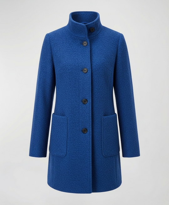 Eleganter Vintage Wollmantel Damen | EB