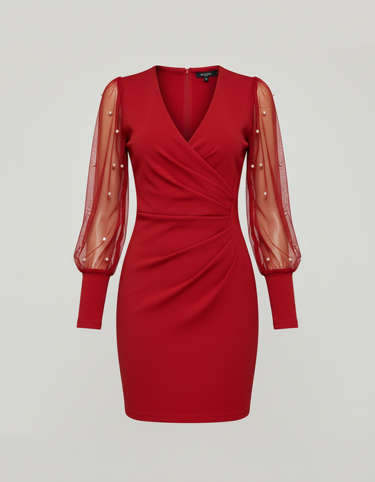 Festliches Spitzen Cocktailkleid Damen | EB