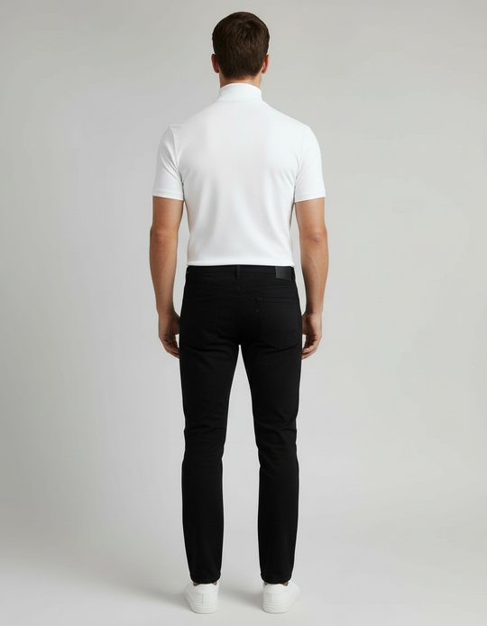 Rollkragen Slim Fit Herrenhemd | EB