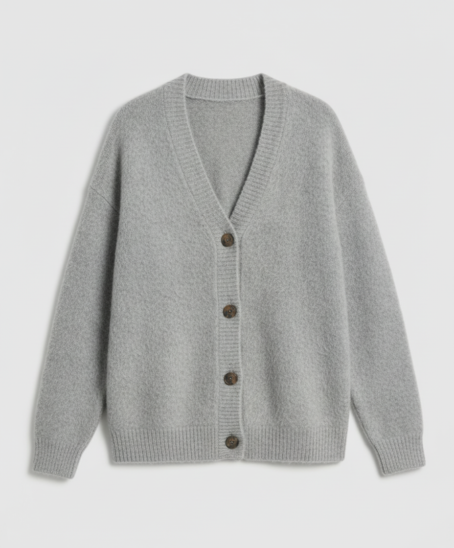 Kuschelige Mohair Strickjacke Damen | EB