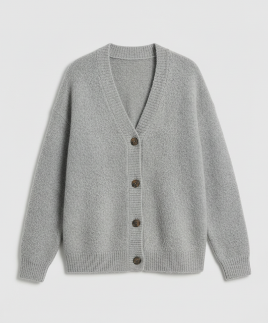 Kuschelige Mohair Strickjacke Damen | EB
