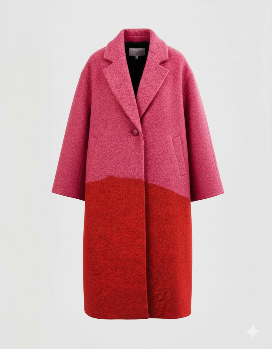 Eleganter Langer Wollmantel Damen | EB