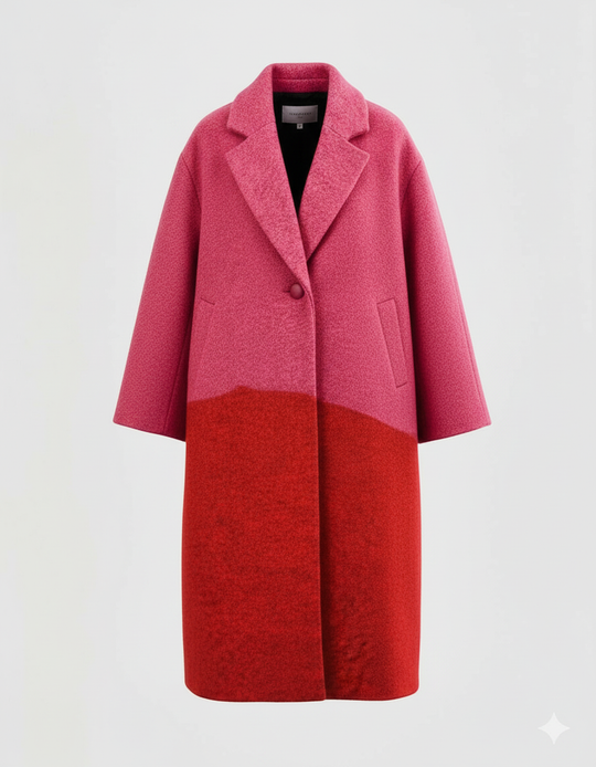 Eleganter Langer Wollmantel Damen | EB