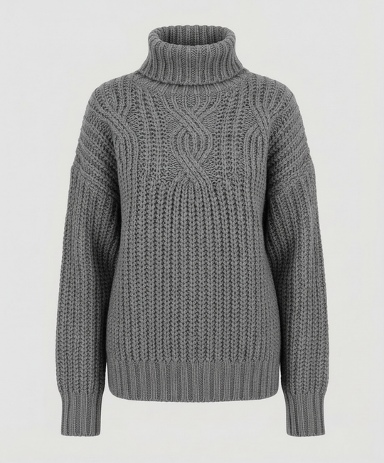 Bequemer Rollkragenpullover Damen | EB