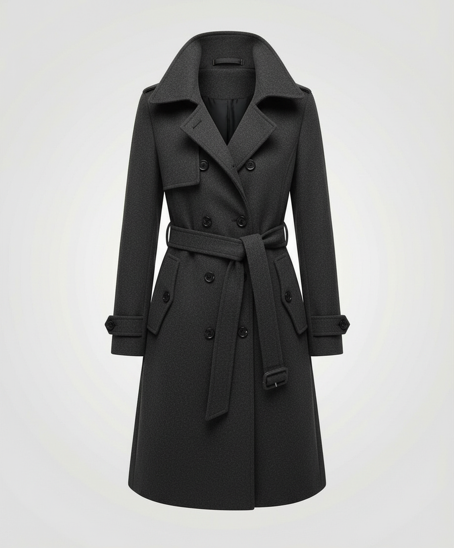 Warmer Damen Trenchcoat Elegant | EB