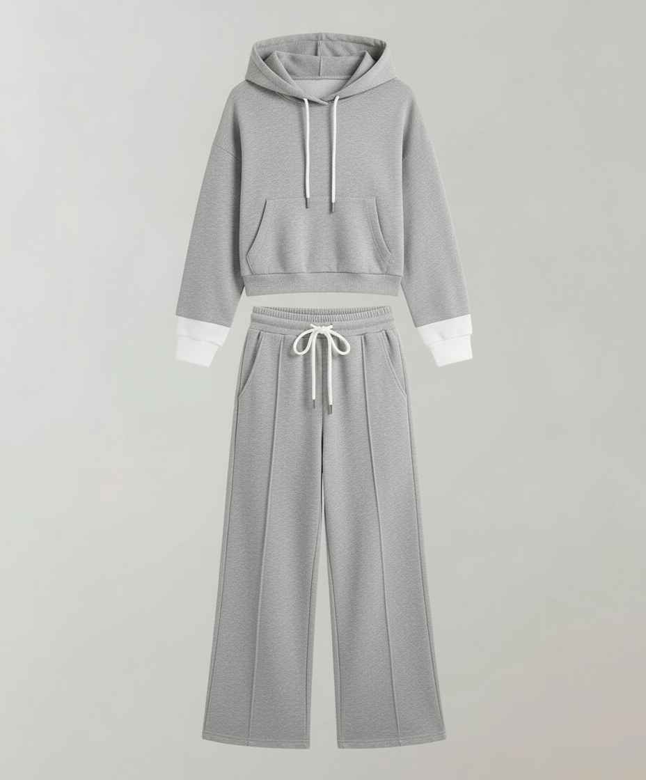 Zweifarbiges Damen Lounge Set | EB