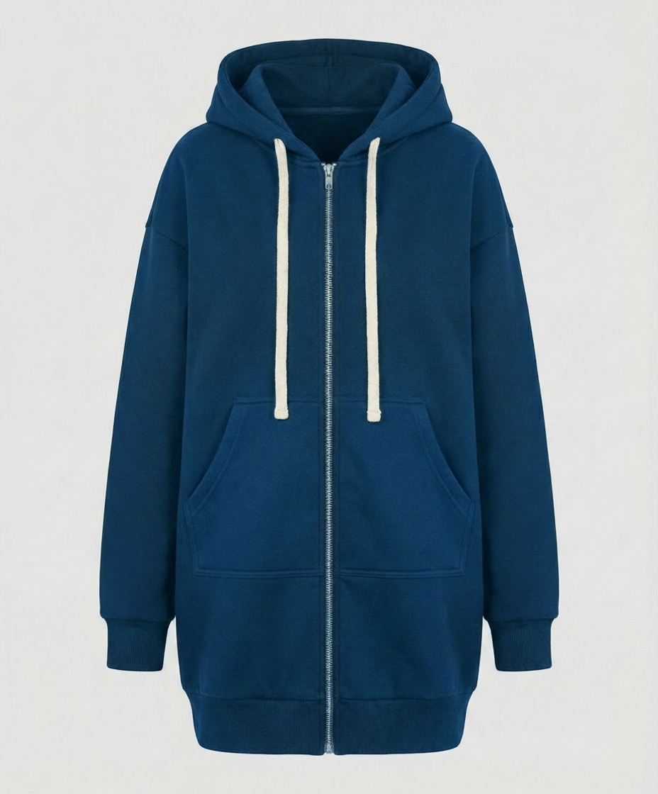 EB | Zip-Up Hoodie knielang