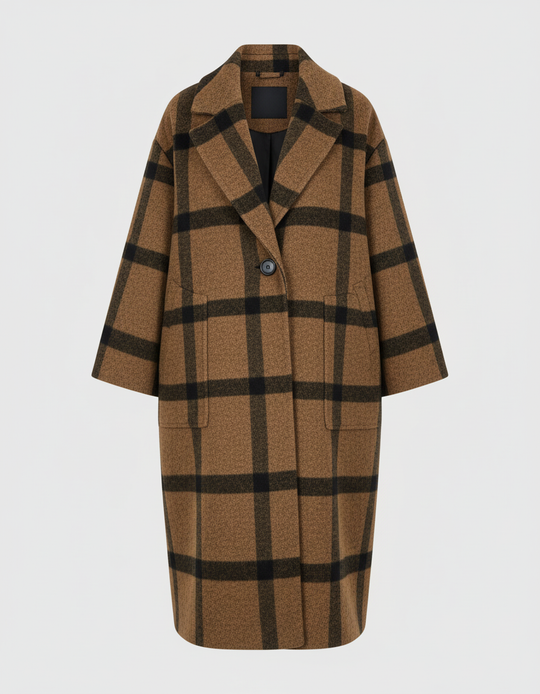 Eleganter Langer Wollmantel Damen | EB