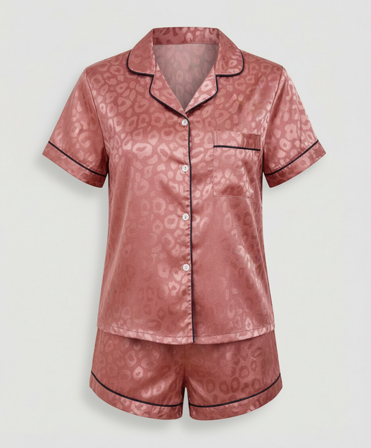 Satin Komfort Pyjama Set Damen | EB