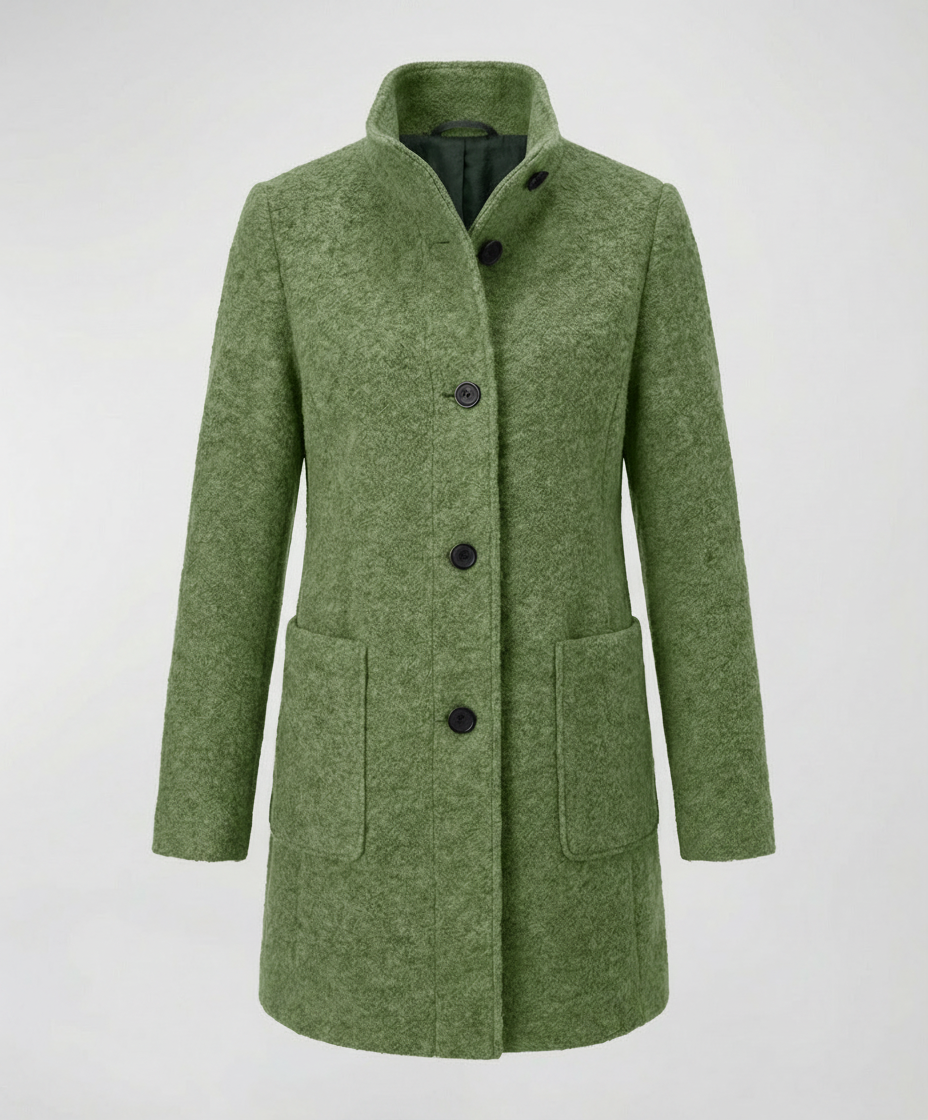 Eleganter Vintage Wollmantel Damen | EB