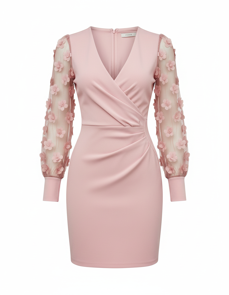 Festliches Spitzen Cocktailkleid Damen | EB