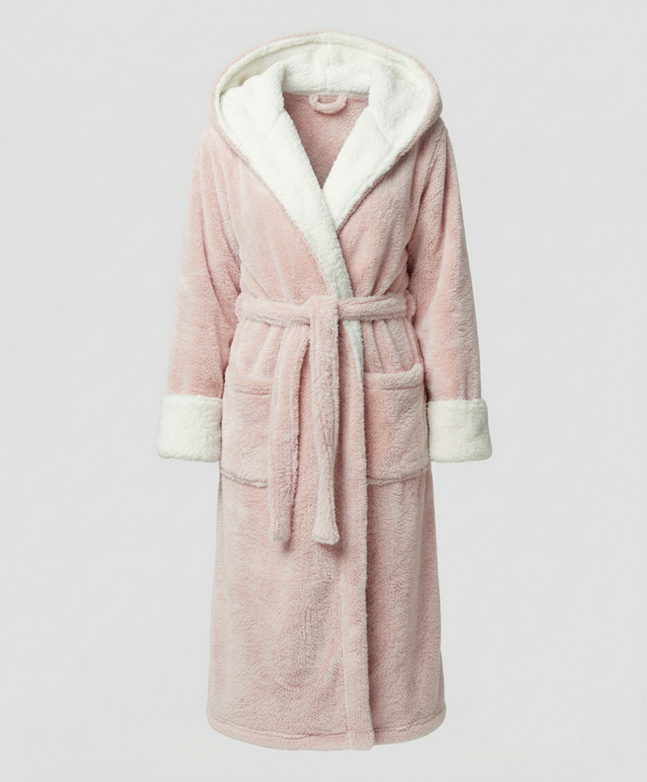 Kuscheliger Fleece Morgenmantel Damen | EB