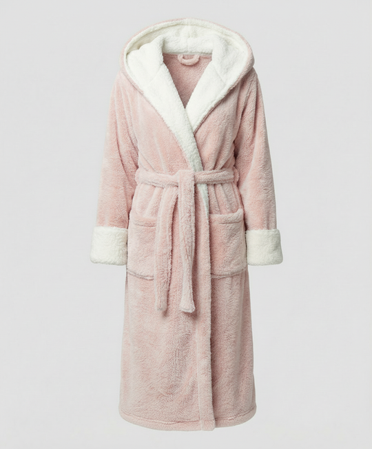 Kuscheliger Fleece Morgenmantel Damen | EB