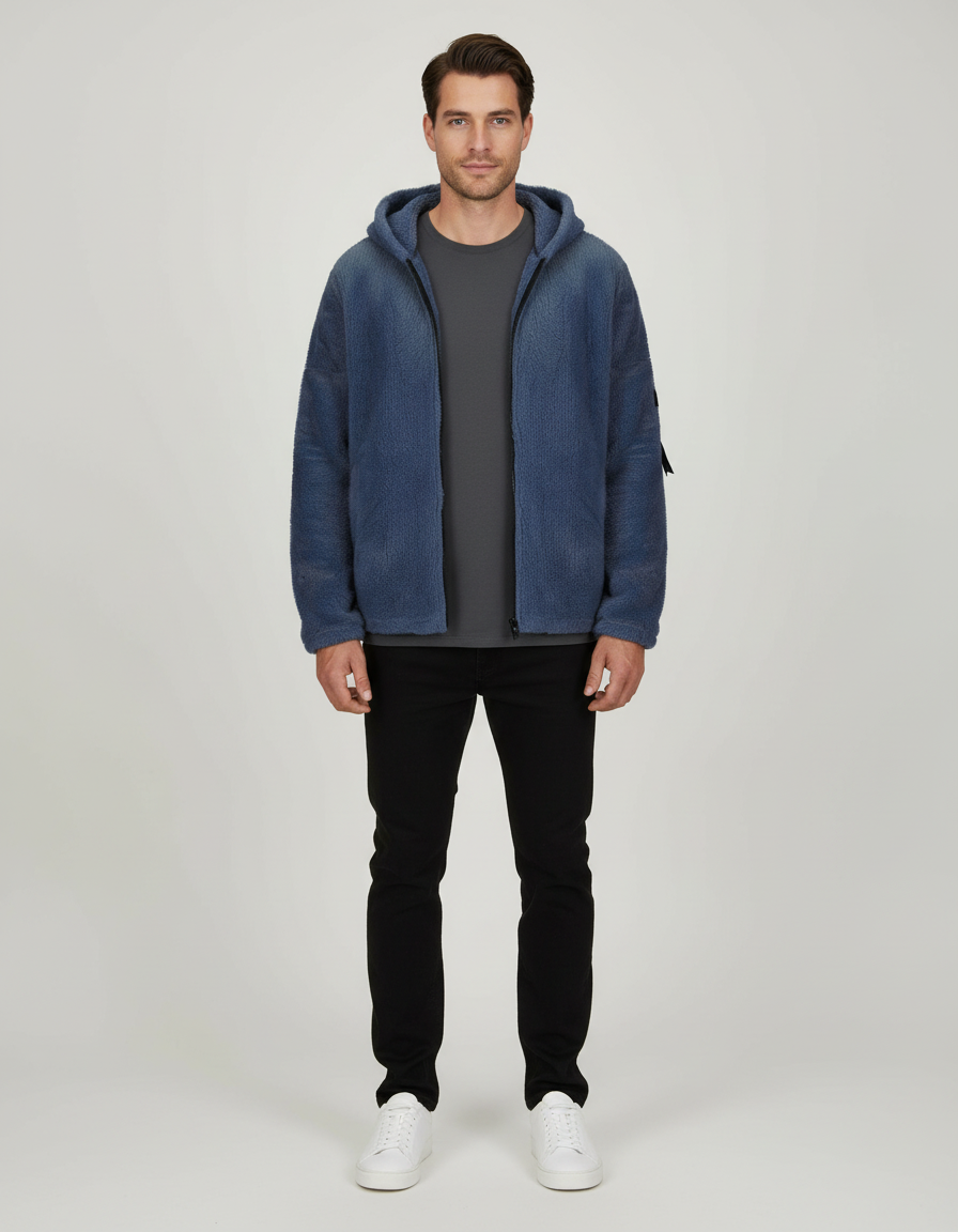 Schwere Fleece Winterjacke | EB