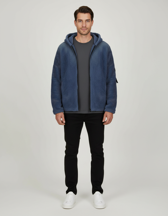 Schwere Fleece Winterjacke | EB