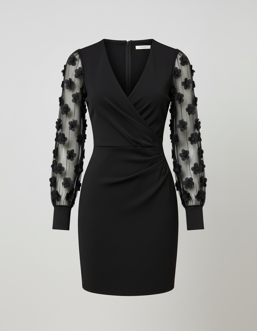 Festliches Spitzen Cocktailkleid Damen | EB