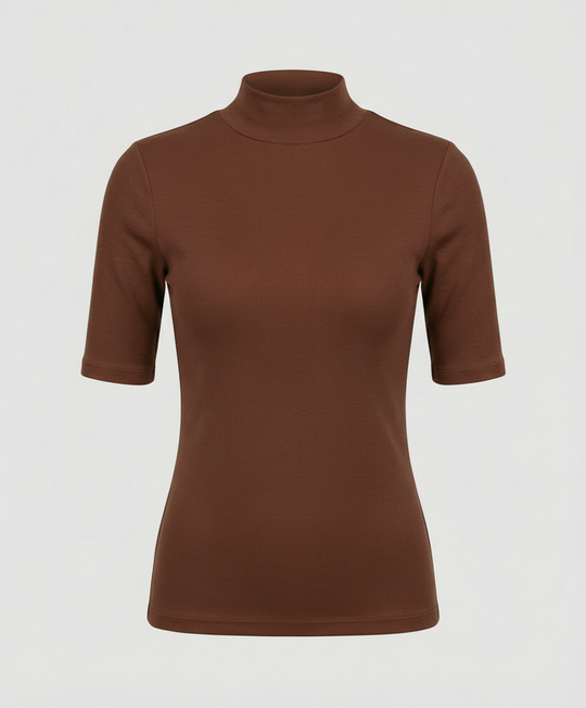 Feinstrick Nahtloser Rollkragenpullover Damen | EB