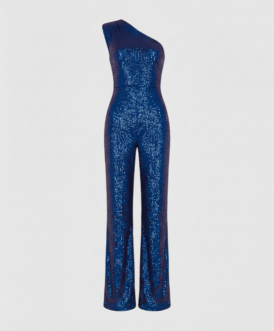 Moderner Pailletten Jumpsuit Damen | EB